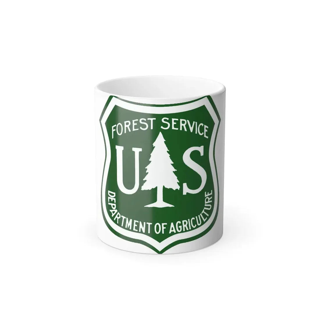 United States Forest Service v3 - Color Changing Coffee Mug 11oz - Go Mug Yourself