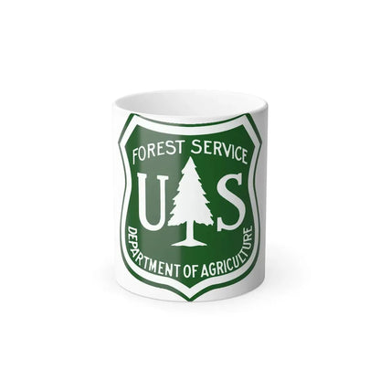 United States Forest Service v3 - Color Changing Coffee Mug 11oz - Go Mug Yourself