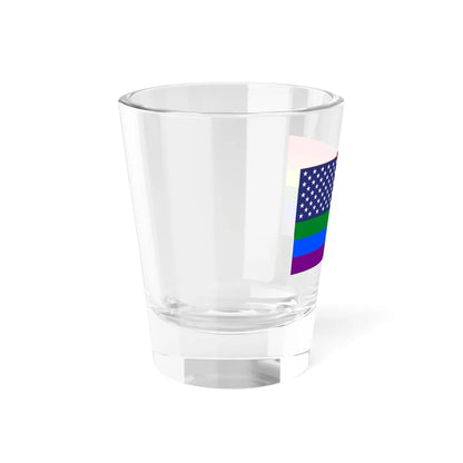 United States Gay Pride flag (United States) Shot Glass 1.5oz - Go Mug Yourself