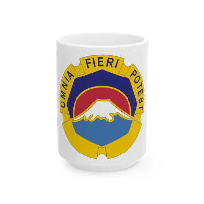 United States Japan distinctive unit insignia (U.S. Army) White Coffee Mug-15oz-Go Mug Yourself