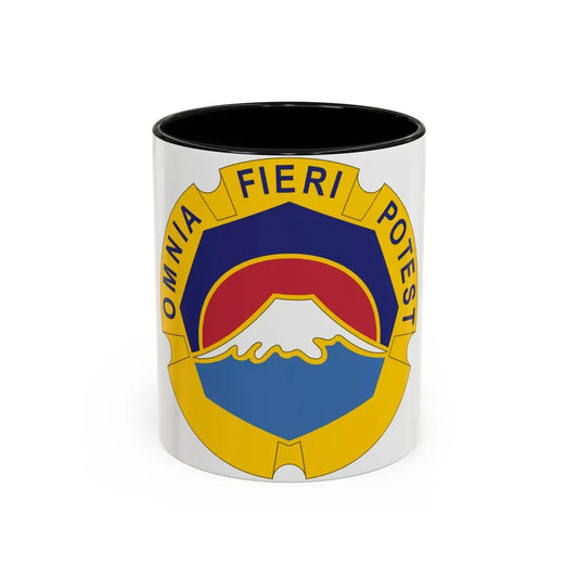 United States Japan distinctive unit insignia (U.S. Army) Accent Coffee Mug 11oz Black - Go Mug Yourself