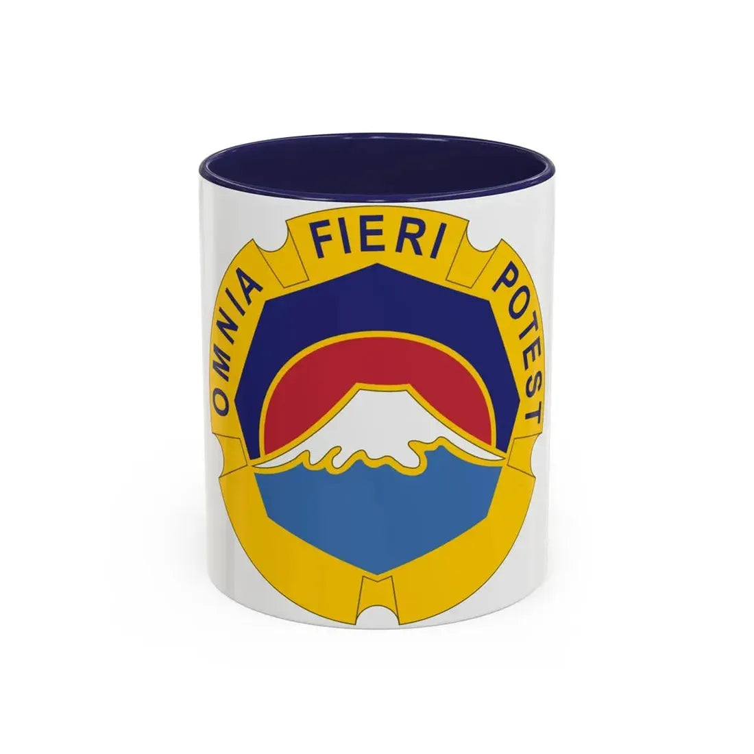 United States Japan distinctive unit insignia (U.S. Army) Accent Coffee Mug 11oz Navy - Go Mug Yourself