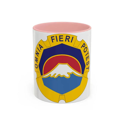 United States Japan distinctive unit insignia (U.S. Army) Accent Coffee Mug 11oz Pink - Go Mug Yourself