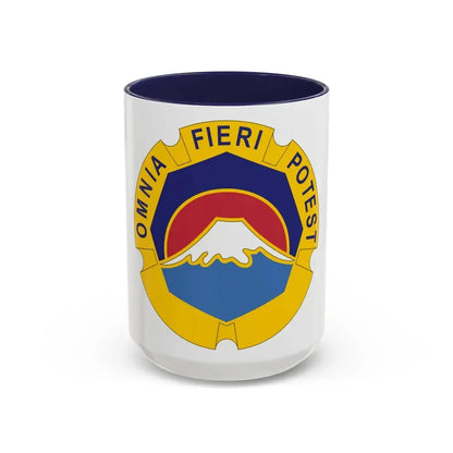 United States Japan distinctive unit insignia (U.S. Army) Accent Coffee Mug 15oz Navy - Go Mug Yourself