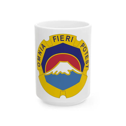 United States Japan distinctive unit insignia (U.S. Army) White Coffee Mug 15oz - Go Mug Yourself