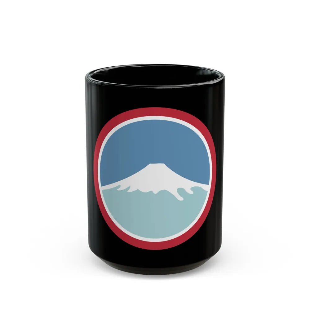 United States Japan Shoulder sleeve insignia (U.S. Army) Black Coffee Mug-15oz-Go Mug Yourself