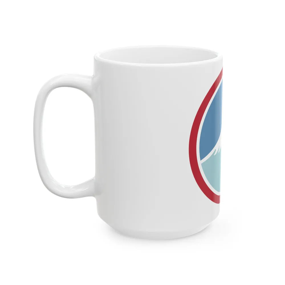 United States Japan Shoulder sleeve insignia (U.S. Army) White Coffee Mug-Go Mug Yourself