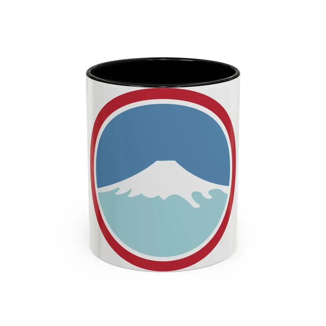 United States Japan Shoulder sleeve insignia (U.S. Army) Accent Coffee Mug 11oz Black - Go Mug Yourself