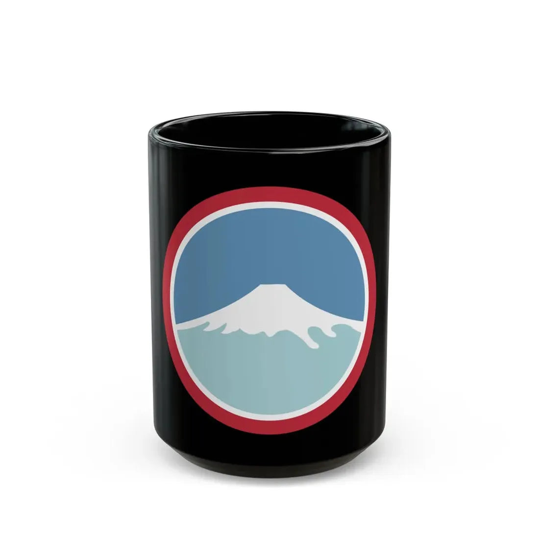 United States Japan Shoulder sleeve insignia (U.S. Army) Black Coffee Mug 15oz - Go Mug Yourself