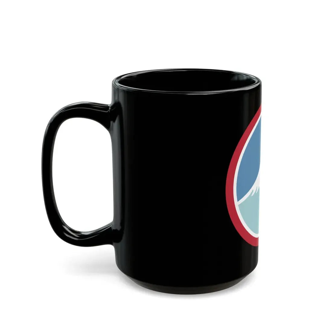 United States Japan Shoulder sleeve insignia (U.S. Army) Black Coffee Mug - Go Mug Yourself