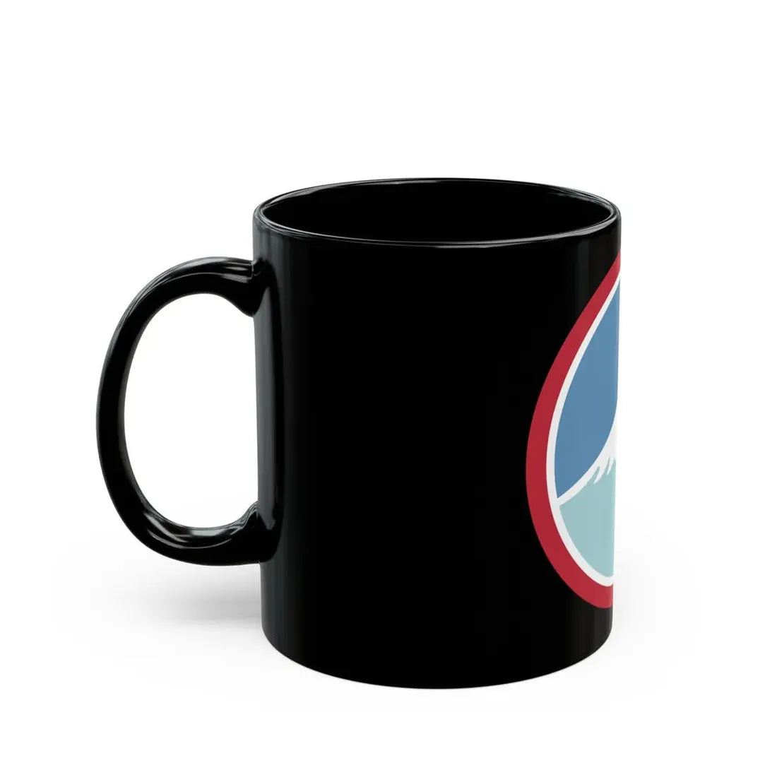 United States Japan Shoulder sleeve insignia (U.S. Army) Black Coffee Mug - Go Mug Yourself
