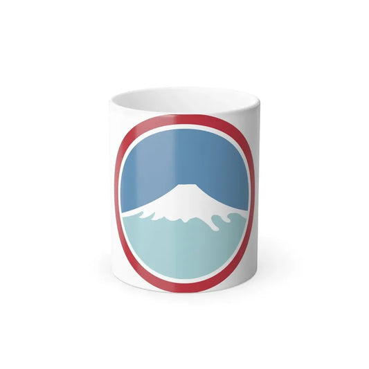 United States Japan Shoulder sleeve insignia (U.S. Army) Color Changing Mug 11oz - Go Mug Yourself