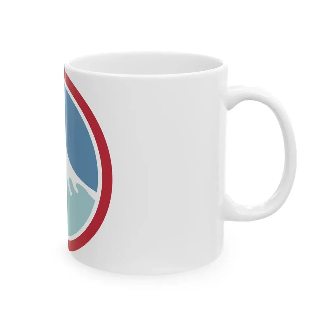 United States Japan Shoulder sleeve insignia (U.S. Army) White Coffee Mug - Go Mug Yourself