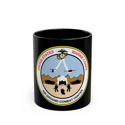 United States Marine Corps Air Ground Combat Center (USMC) Black Coffee Mug-11oz-Go Mug Yourself