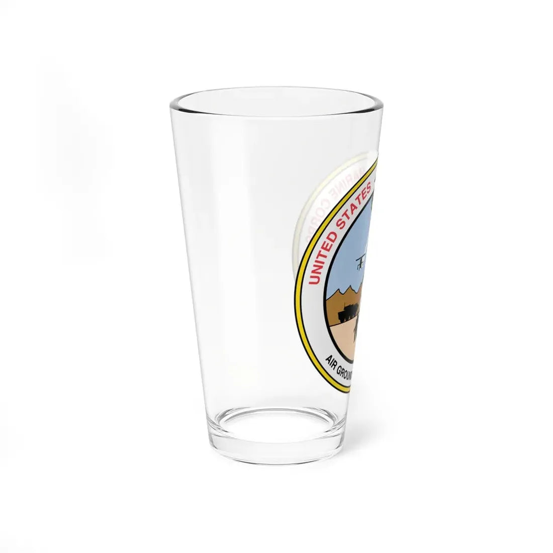 United States Marine Corps Air Ground Combat Center (USMC) Pint Glass 16oz - Go Mug Yourself