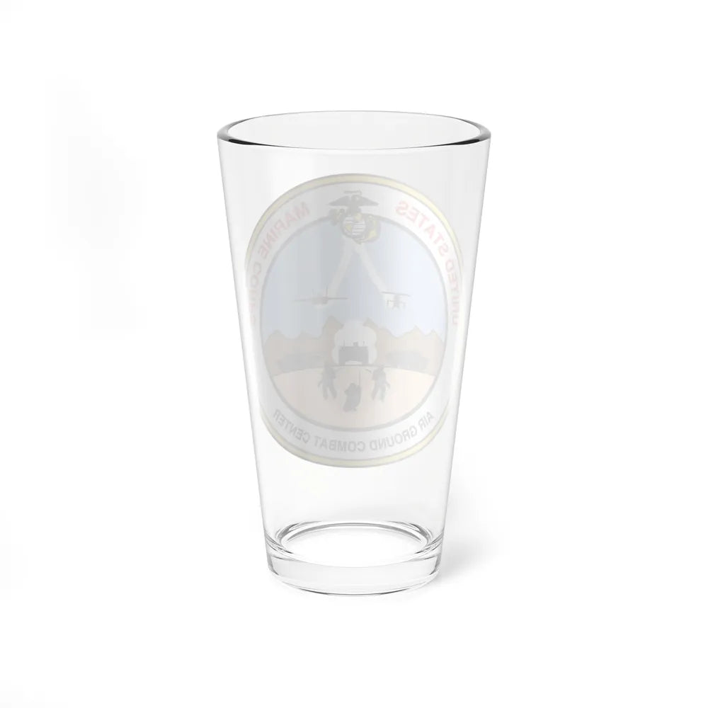 United States Marine Corps Air Ground Combat Center (USMC) Pint Glass 16oz-Go Mug Yourself