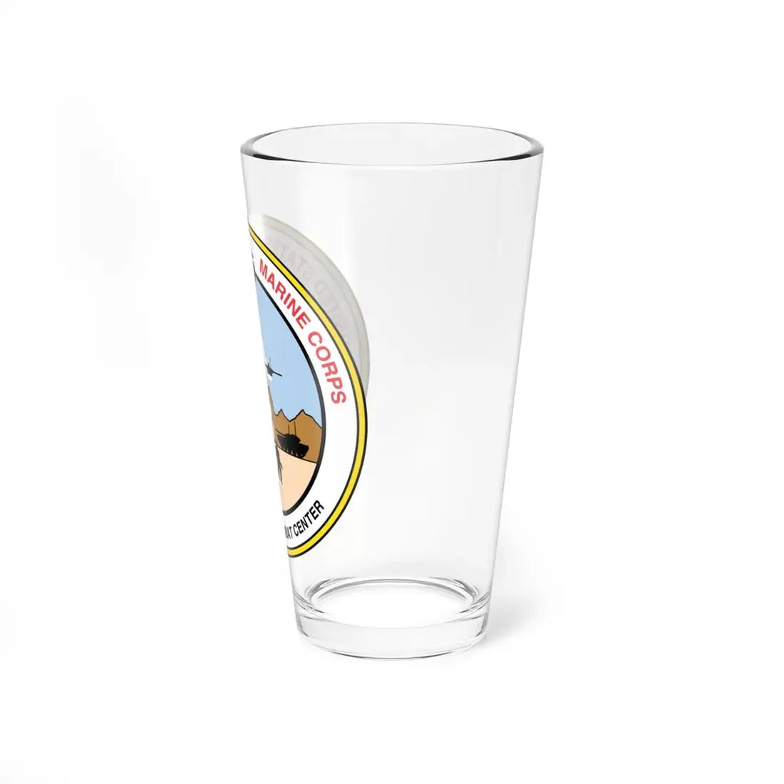 United States Marine Corps Air Ground Combat Center (USMC) Pint Glass 16oz - Go Mug Yourself