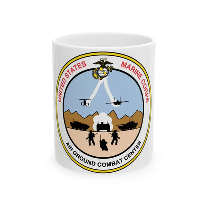 United States Marine Corps Air Ground Combat Center (USMC) White Coffee Mug-11oz-Go Mug Yourself