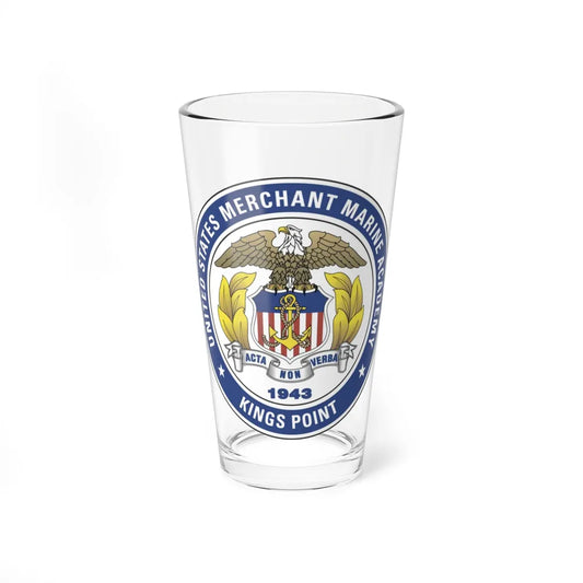 United States Merchant Marine Academy - Pint Glass 16oz-16oz-Go Mug Yourself