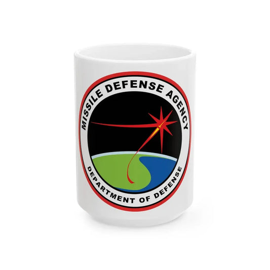 United States Missile Defense Agency - White Coffee Mug 15oz - Go Mug Yourself