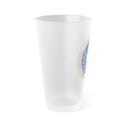 United States National Communications System - Frosted Pint Glass 16oz - Go Mug Yourself