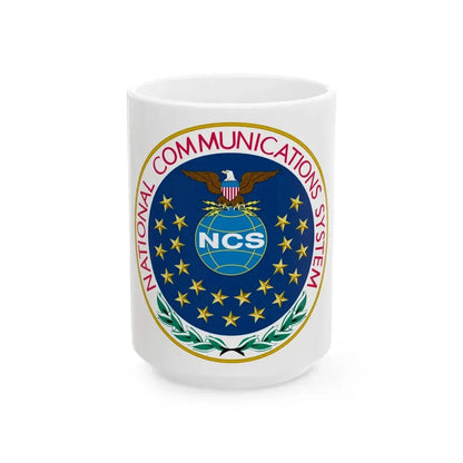 United States National Communications System - White Coffee Mug 15oz - Go Mug Yourself