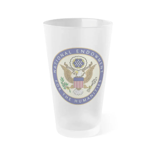 United States National Endowment for the Humanities - Frosted Pint Glass 16oz 16oz Frosted - Go Mug Yourself