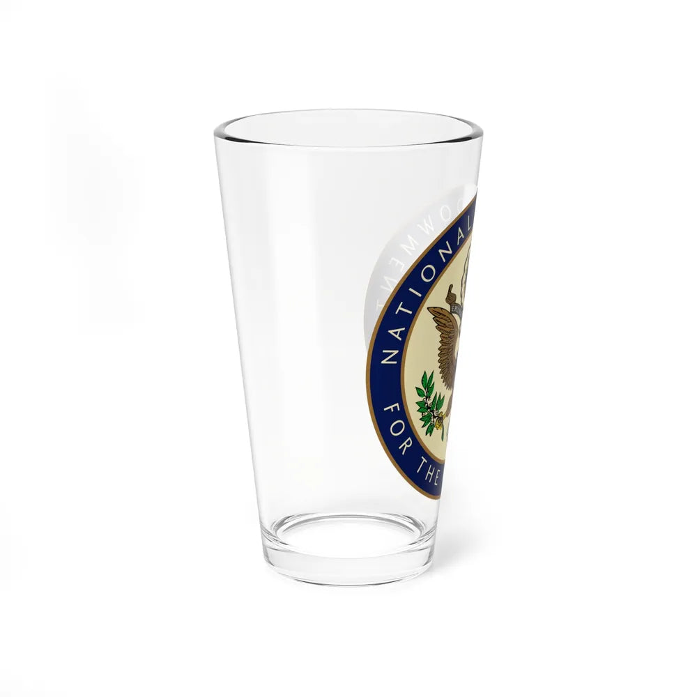 United States National Endowment for the Humanities - Pint Glass 16oz-Go Mug Yourself