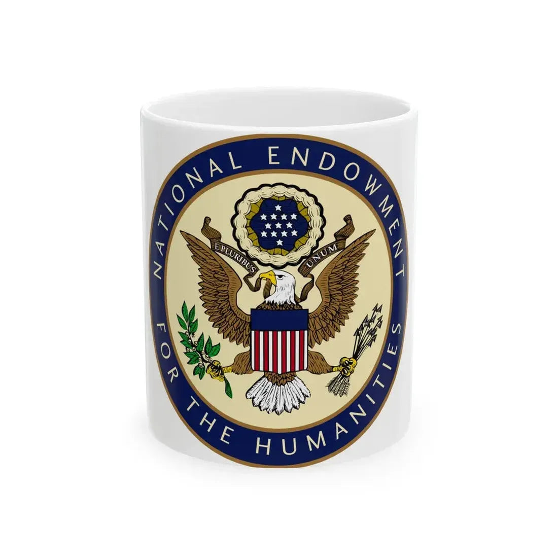 United States National Endowment for the Humanities - White Coffee Mug 11oz - Go Mug Yourself