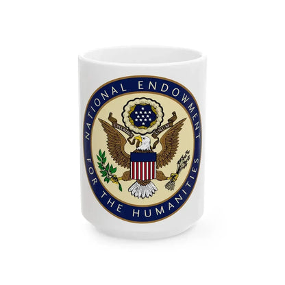 United States National Endowment for the Humanities - White Coffee Mug 15oz - Go Mug Yourself