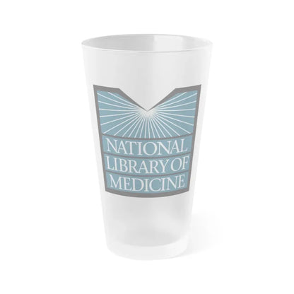 United States National Library Of Medicine - Frosted Pint Glass 16oz 16oz Frosted - Go Mug Yourself
