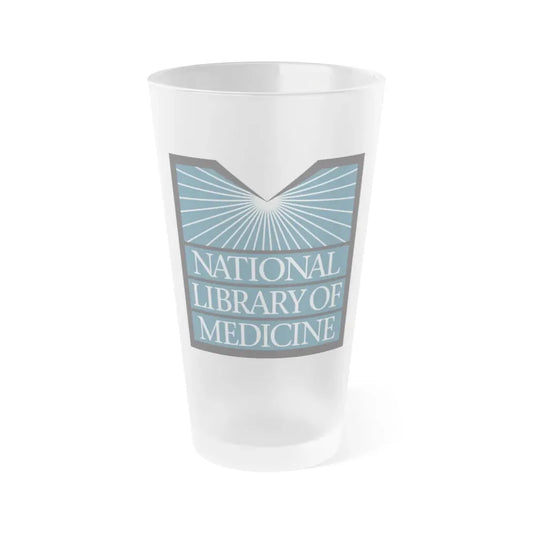 United States National Library Of Medicine - Frosted Pint Glass 16oz 16oz Frosted - Go Mug Yourself