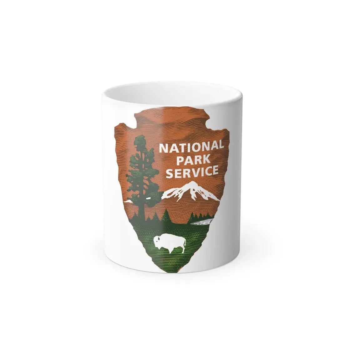 United States National Park Service - Color Changing Coffee Mug 11oz - Go Mug Yourself