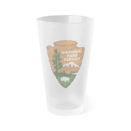 United States National Park Service - Frosted Pint Glass 16oz 16oz Frosted - Go Mug Yourself