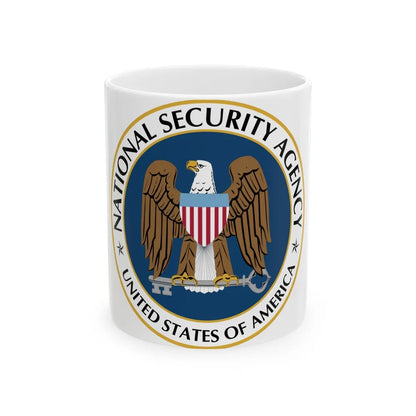 United States National Security Agency - White Coffee Mug-11oz-Go Mug Yourself