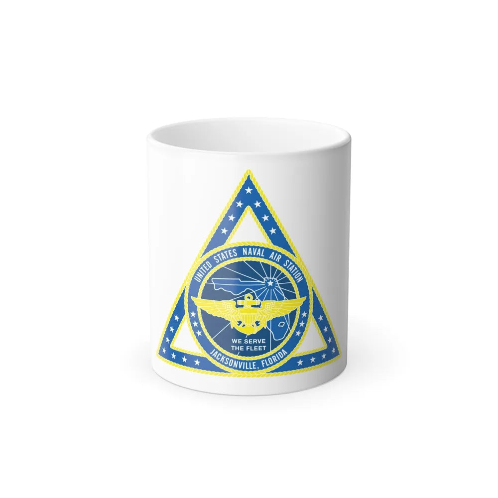 United States Naval Air Station Jacksonville FL (U.S. Navy) Color Changing Mug 11oz-11oz-Go Mug Yourself
