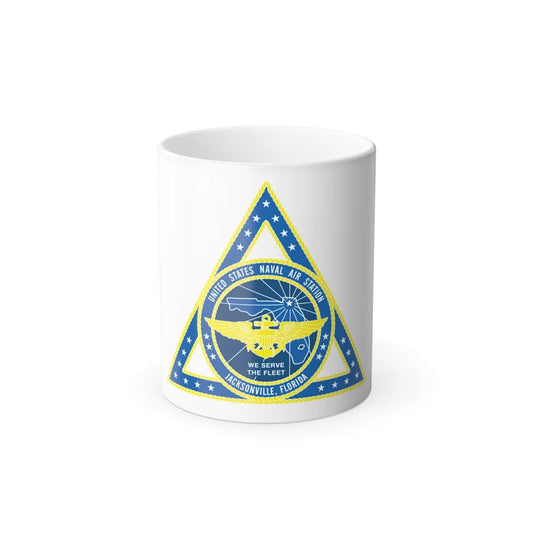 United States Naval Air Station Jacksonville FL (U.S. Navy) Color Changing Mug 11oz-11oz-Go Mug Yourself