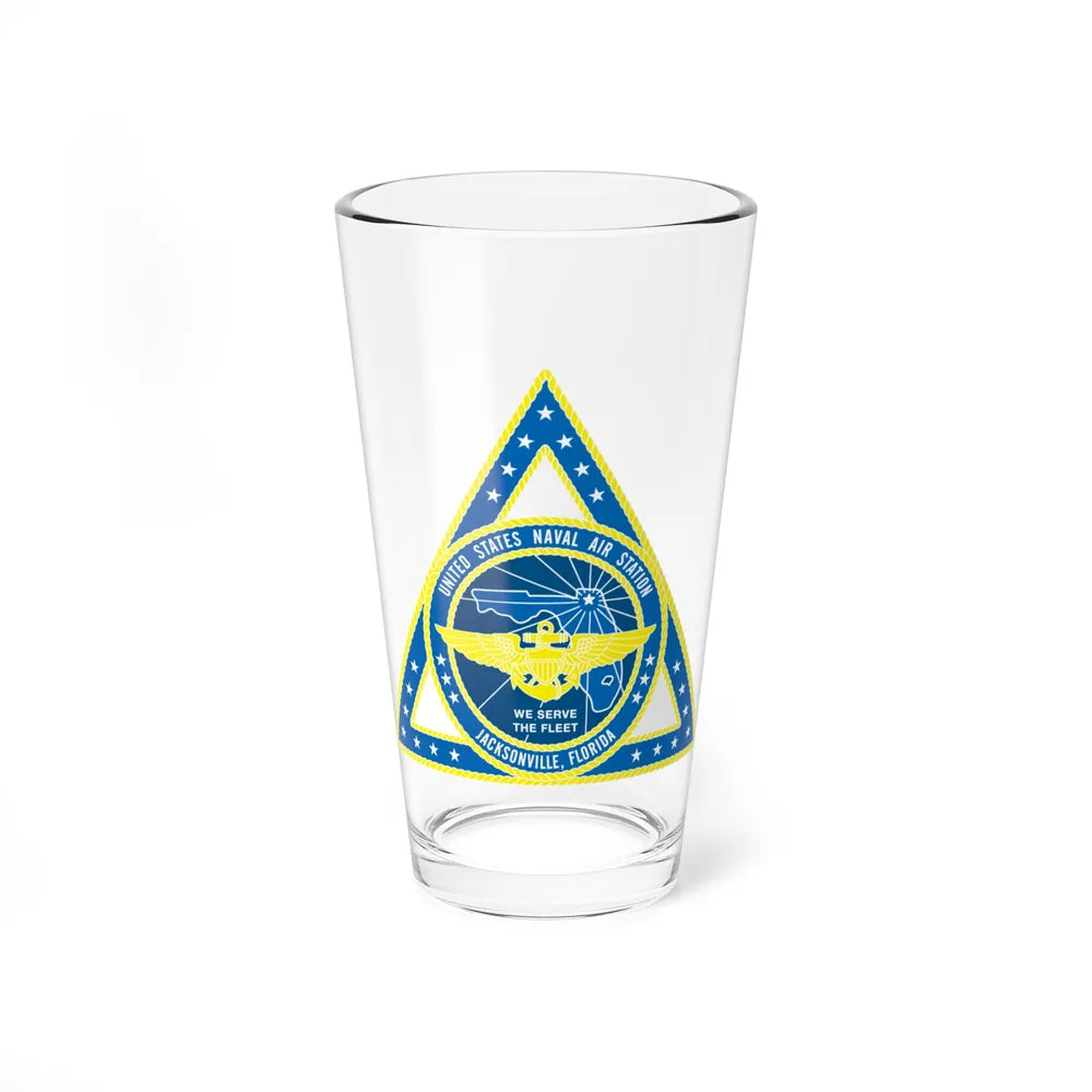 United States Naval Air Station Jacksonville FL (U.S. Navy) Pint Glass 16oz-16oz-Go Mug Yourself