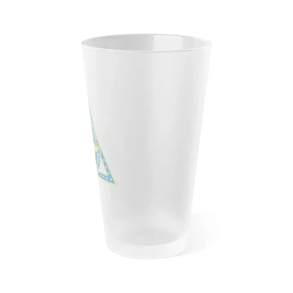 United States Naval Air Station Jacksonville FL (U.S. Navy) Frosted Pint Glass 16oz - Go Mug Yourself