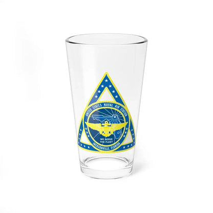 United States Naval Air Station Jacksonville FL (U.S. Navy) Pint Glass 16oz 16oz - Go Mug Yourself