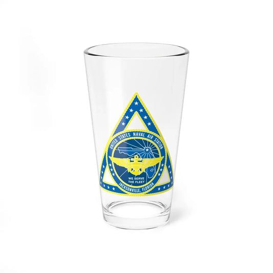 United States Naval Air Station Jacksonville FL (U.S. Navy) Pint Glass 16oz 16oz - Go Mug Yourself