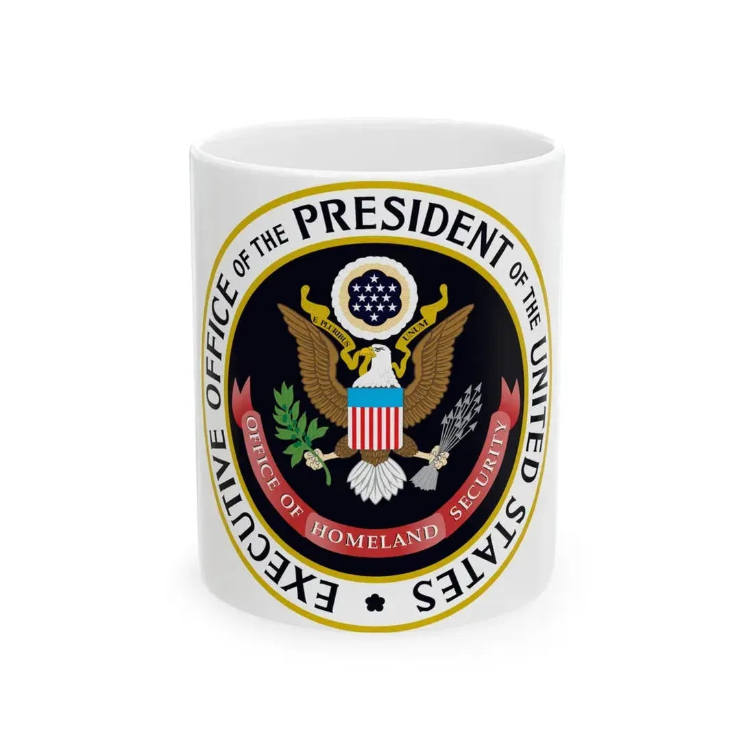 United States Office of Homeland Security - White Coffee Mug 11oz - Go Mug Yourself
