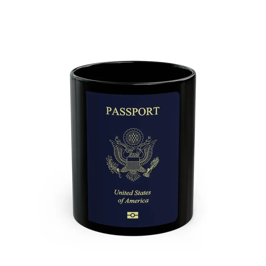 United States Passport - Black Coffee Mug 11oz - Go Mug Yourself
