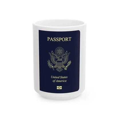 United States Passport - White Coffee Mug 15oz - Go Mug Yourself