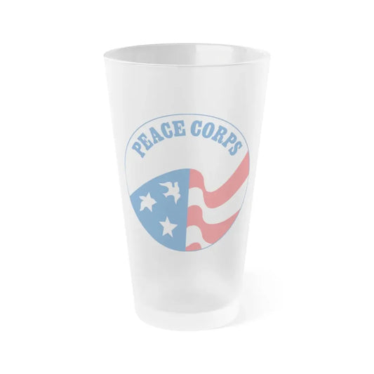 United States Peace Corps - Frosted Pint Glass 16oz 16oz Frosted - Go Mug Yourself