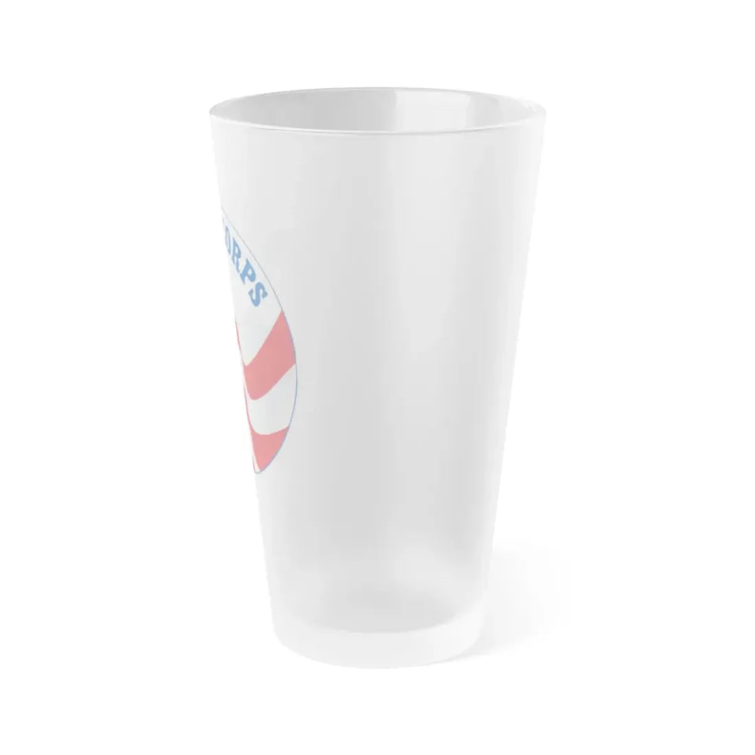 United States Peace Corps - Frosted Pint Glass 16oz - Go Mug Yourself