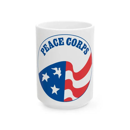 United States Peace Corps - White Coffee Mug 15oz - Go Mug Yourself