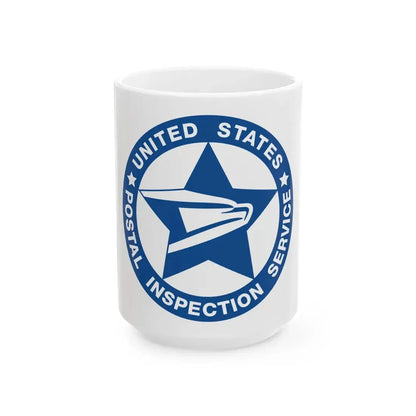 United States Postal Inspection Service - White Coffee Mug 15oz - Go Mug Yourself