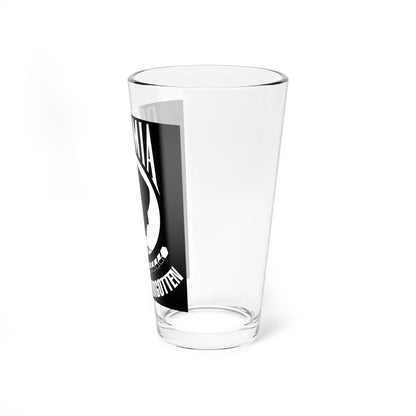 United States POW-MIA flag cropped (United States) Pint Glass 16oz - Go Mug Yourself