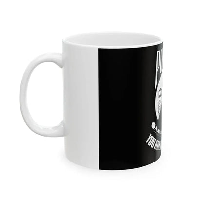 United States POW-MIA flag (United States) White Coffee Mug - Go Mug Yourself